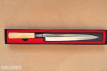 48 TIMERS AUKSJON - Senko Damaskus Kiritsuke + Sashimi-kniv